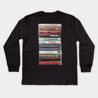 90's Cassettes Kids Long Sleeve T-Shirt